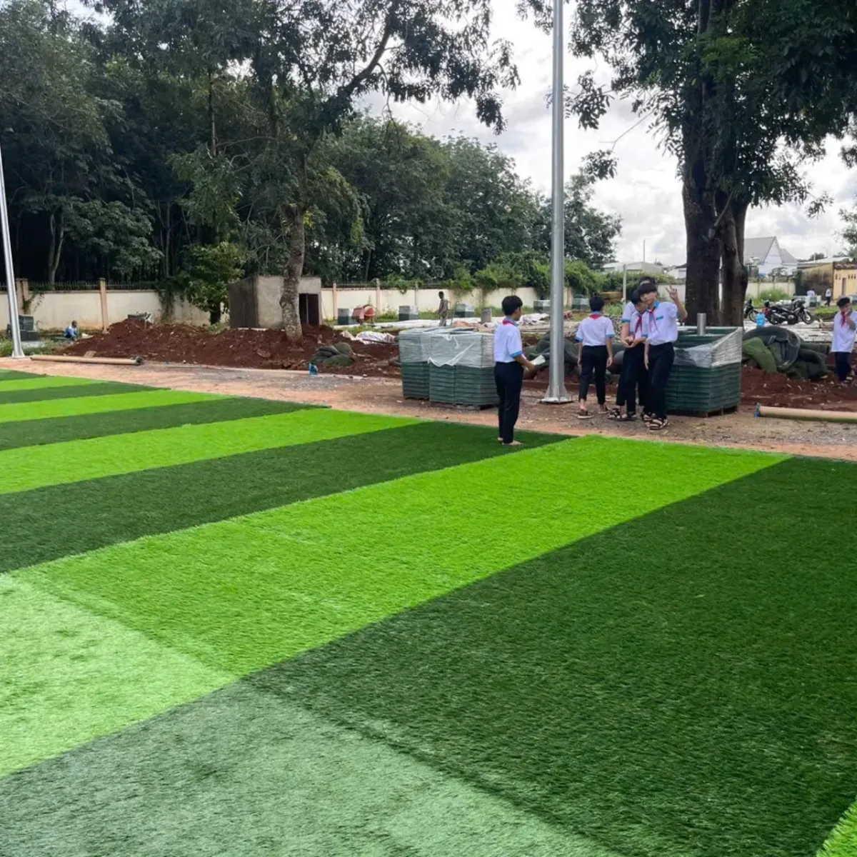 Thiết kế sân bóng cỏ nhân tại xã Tịnh Khê, Quảng Ngãi