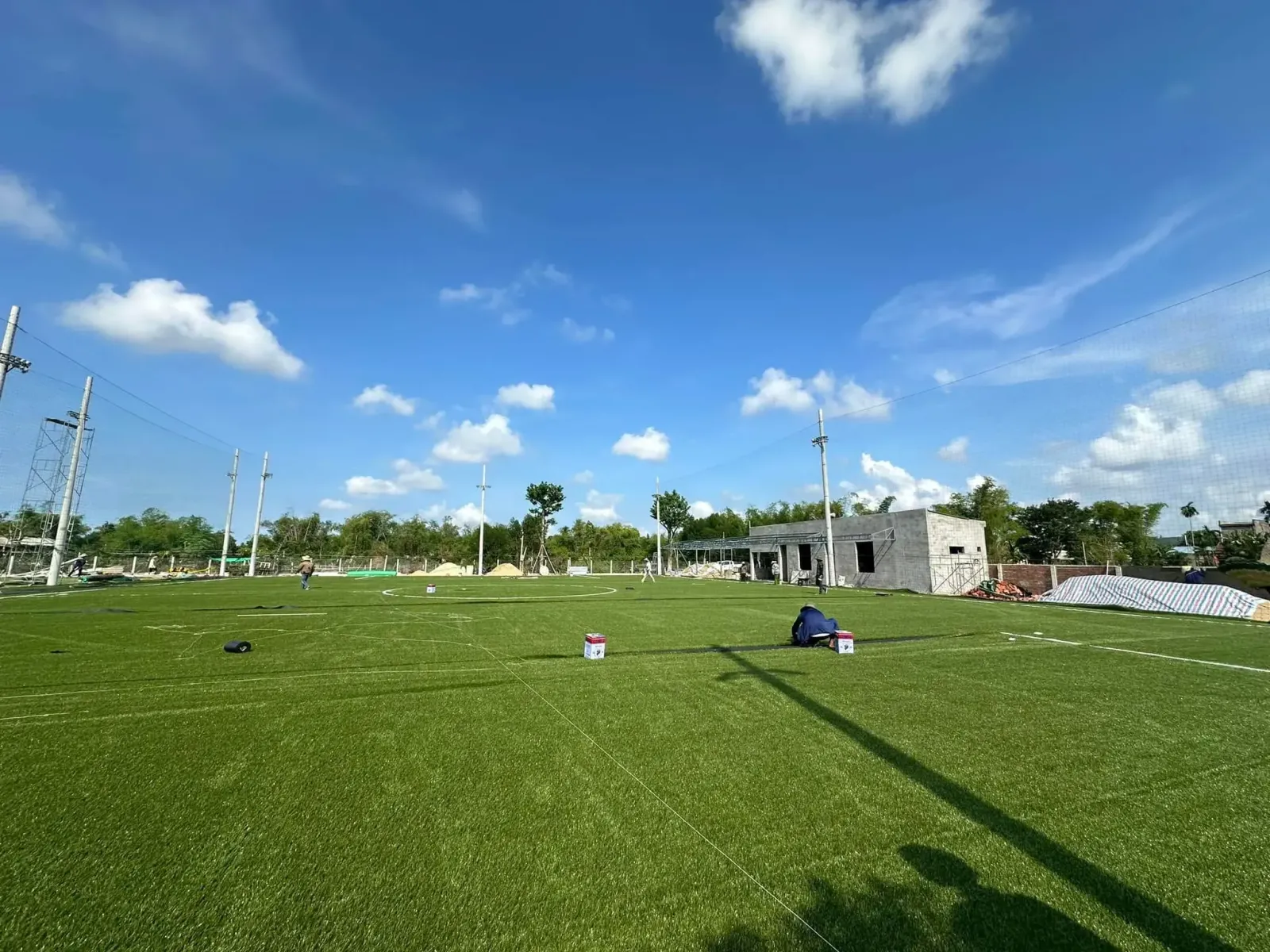 Thiết kế sân bóng cỏ nhân tại xã Tịnh Khê, Quảng Ngãi